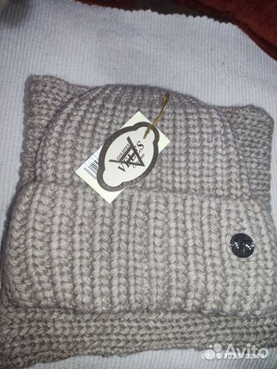 Зимний комплект женский (шапка + снуд)