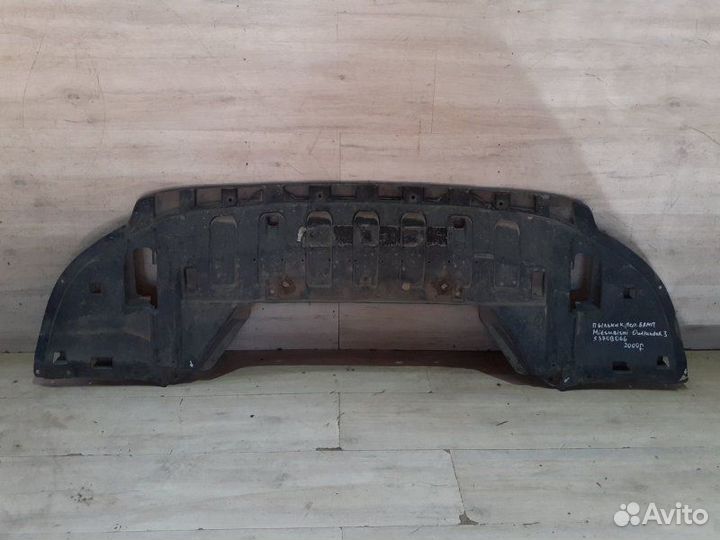 Защита переднего бампера Mitsubishi Outlander 3