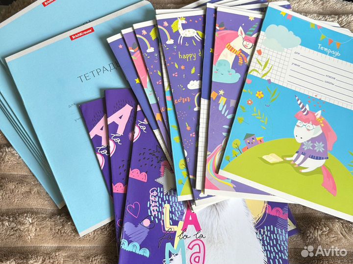 Тетради крупная клетка 20 штук