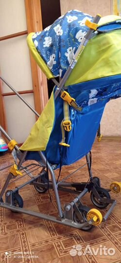 Детские санки коляска с колесами