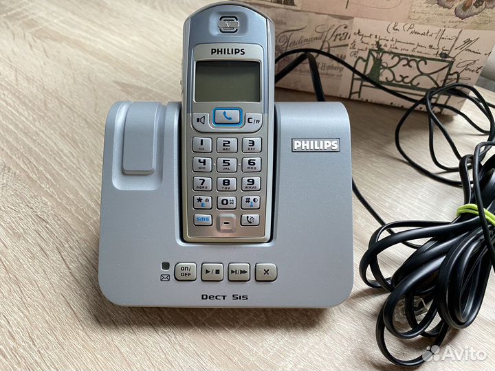 Радио телефон philips dect 515 с автоответчиком