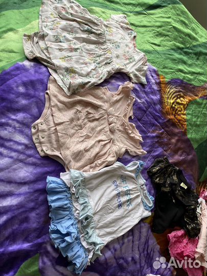Вещи пакетом на девочку 6-9 месяц