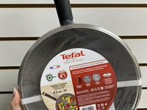 Сковорода tefal natural cook 24см с крышкой