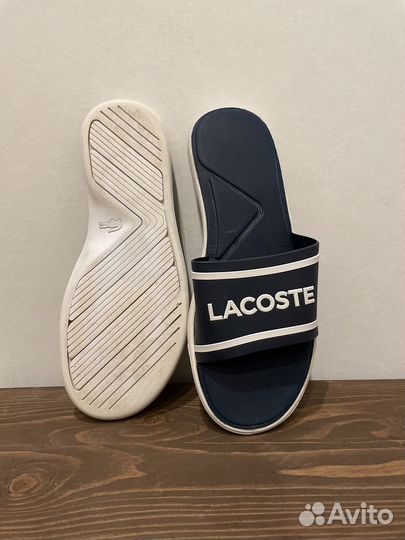 Тапки lacoste женские