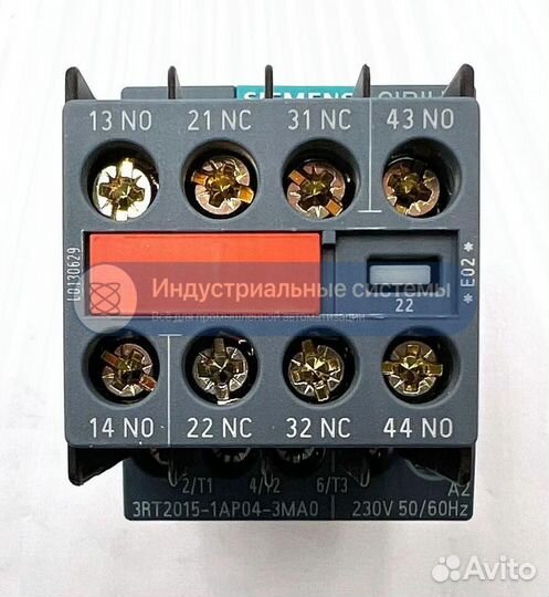 Контактор Siemens sirius 3RT2015-1AP04