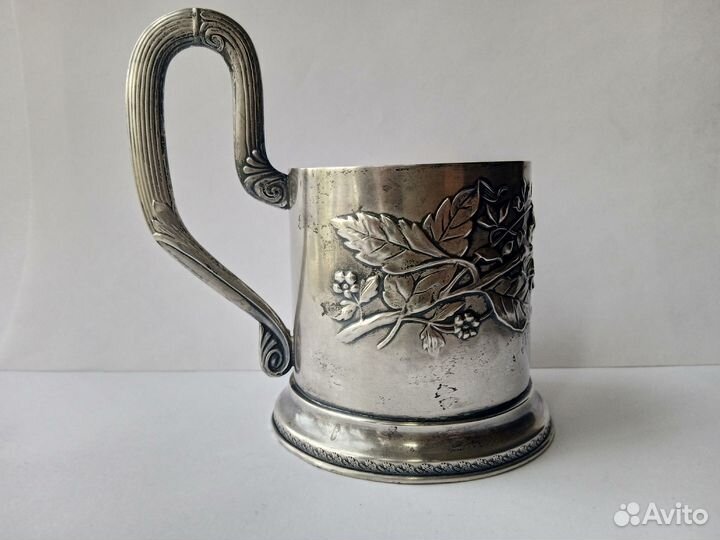 Подстаканник Колокольчики Платиноприбор серебро