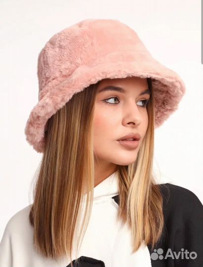 Панама меховая женская