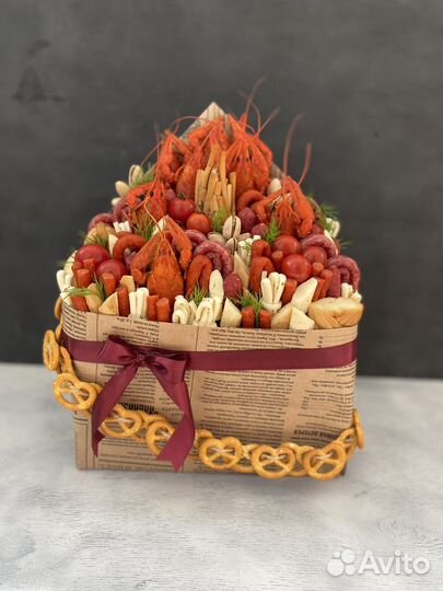 Мужской букет из раков