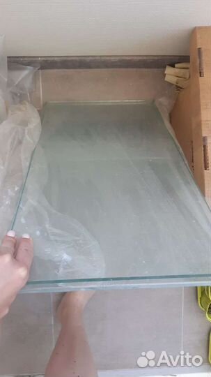 Полка стеклянная 2 шт