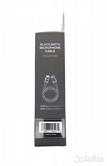 Микрофонный кабель BlackSmith Vocalist Series 19.7ft VS-xlrftxlrm6