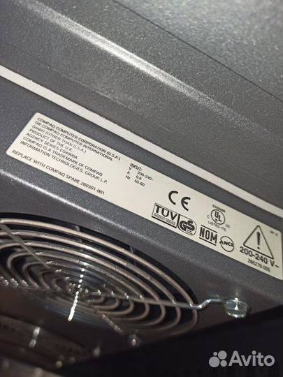 Потолочный вентилятор в серверный шкаф HP