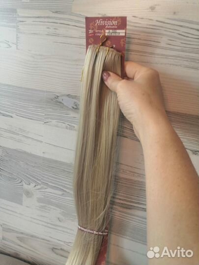 Пряди на заколках для загущения