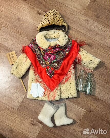 Детские шубы, образы СССР для фoтоcеccий