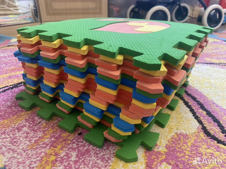 Мягкий коврик пазл