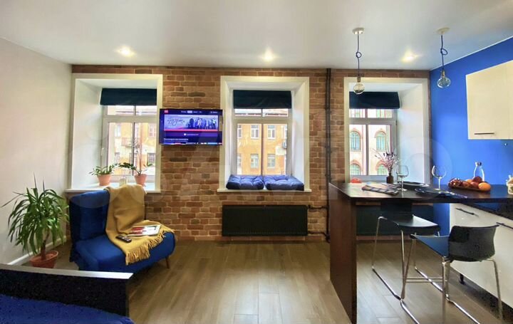 Квартира-студия, 35 м², 4/5 эт.