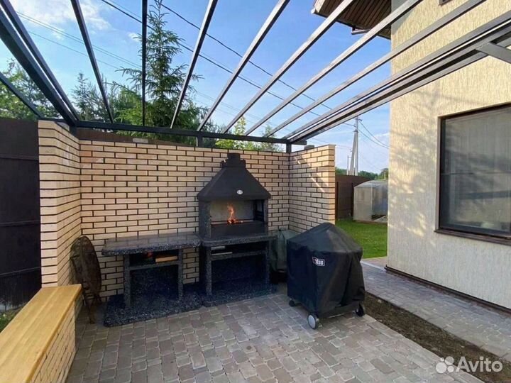 Печь барбекю, зона барбекю, гриль, мангал