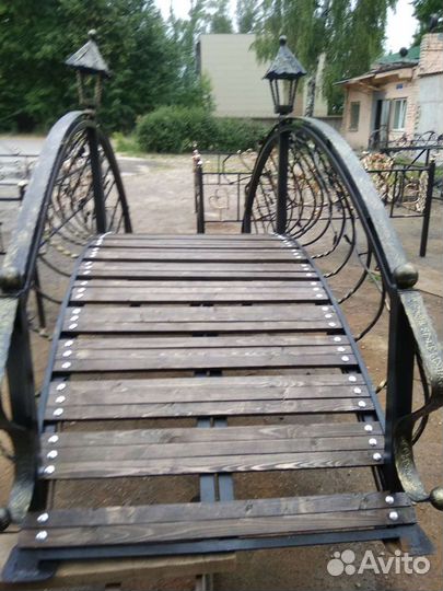 Кованый мостик длиной 3м