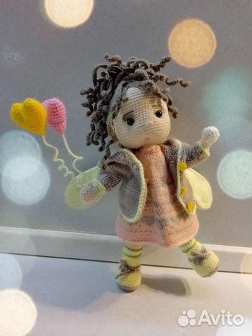 Кукла вязаная ручная работа
