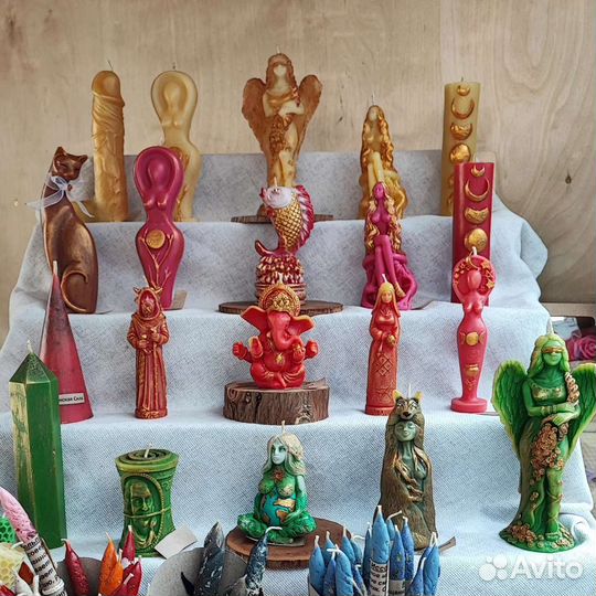 Свеча Фортуна и другие свечи из пчелиного воска