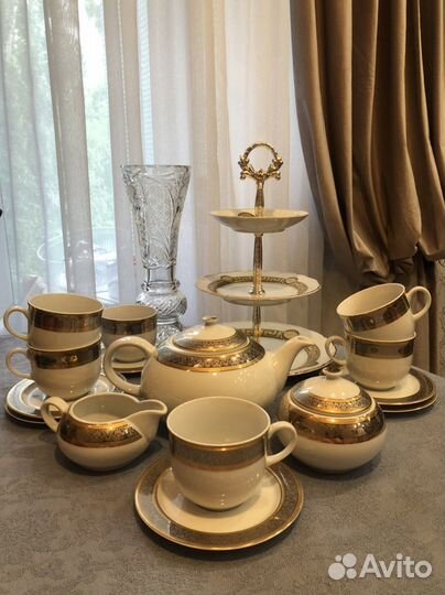 Сервиз чайный Thun и ваза для фруктов Чехия