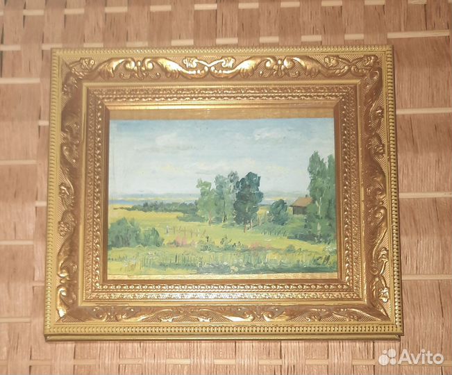 Картина сельский пейзаж