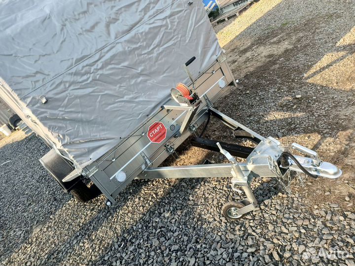 Легковой прицеп 2.5*1.5м с тентом и лебедкой