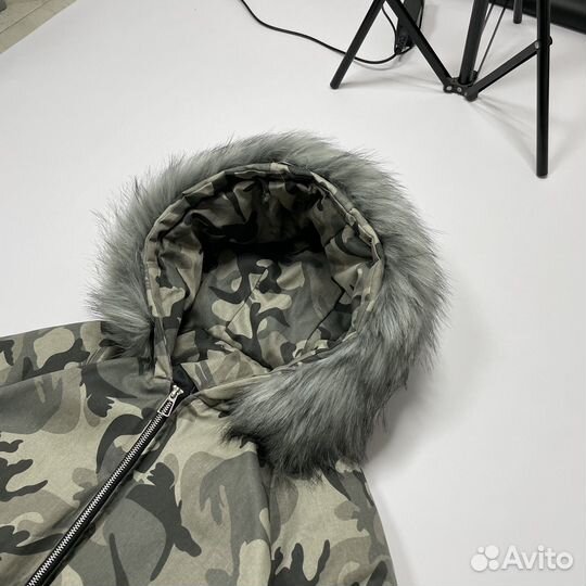 Зимний бомбер аляска камуфляж