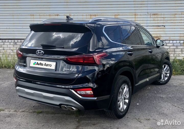 Hyundai Santa Fe 2.2 AT, 2019, 96 750 км