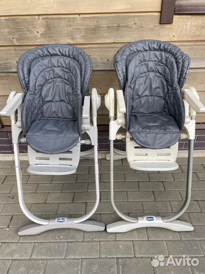 Стульчик для кормления chicco polly 2 штуки