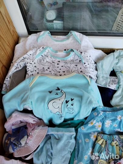 Детские вещи пакетом от 4 месяцев до 1 года