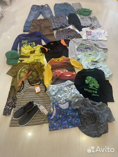 Вещи пакетом на мальчика 122-128