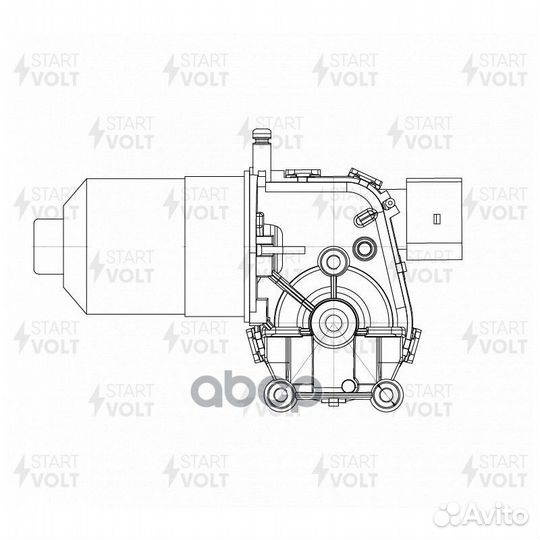 Моторедуктор стеклооч. для а/м Haval F7/F7x (19