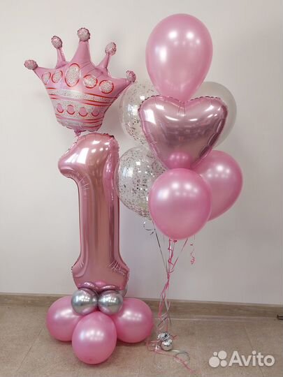 Воздушные шары и цветочные композиции