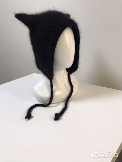 Шапка с кошачьими ушками/Чепчик с ушками