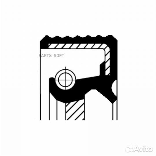 Corteco 12010739B Сальник коленчатого вала