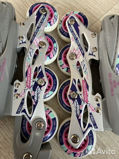 Роликовые коньки детские раздвижные 26-31