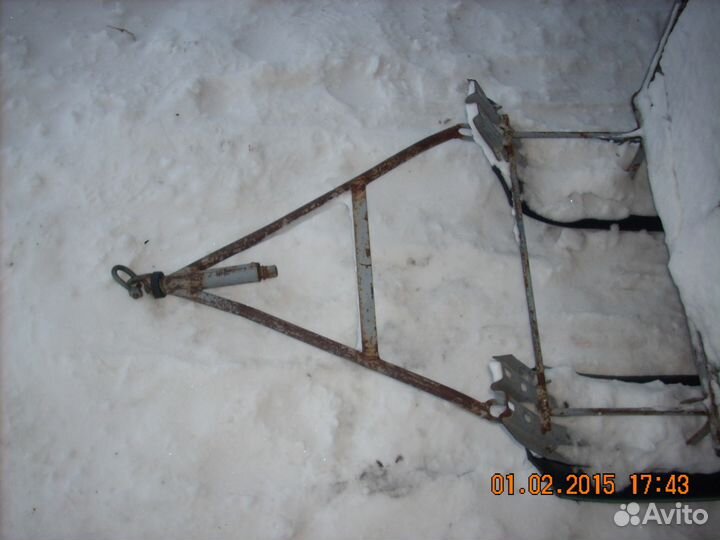 Сани к снегоходу