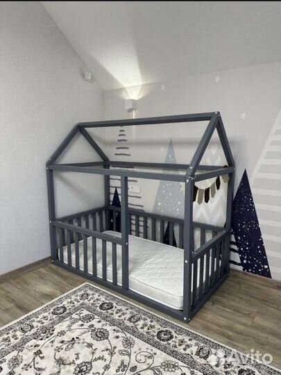 Детская кровать напольная Монтессори