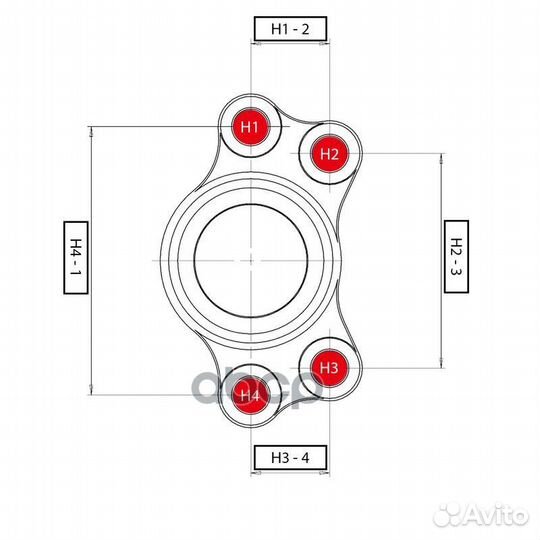 Опора шаровая нижняя ssangyong kyron 05, actyo