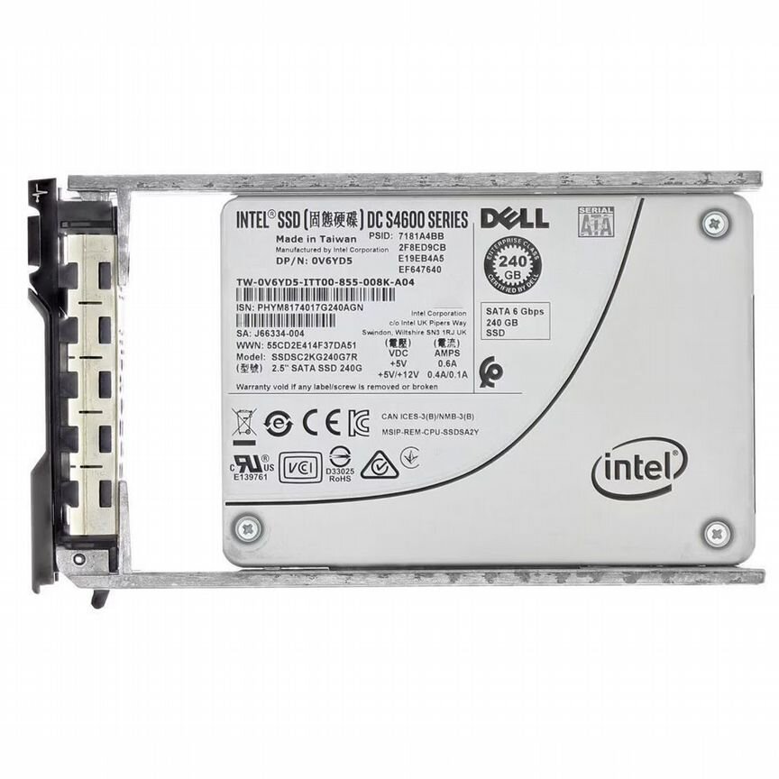[V6YD5] Жесткий Диск Dell 240gb Sata3 2,5" Ssd V6yd5