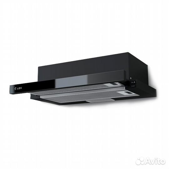 Вытяжка встроенная LEX hubble G 500 black, 50 см