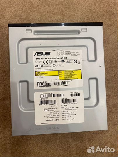 Привод DVD-RW asus DRW-24F1MT/BLK/B