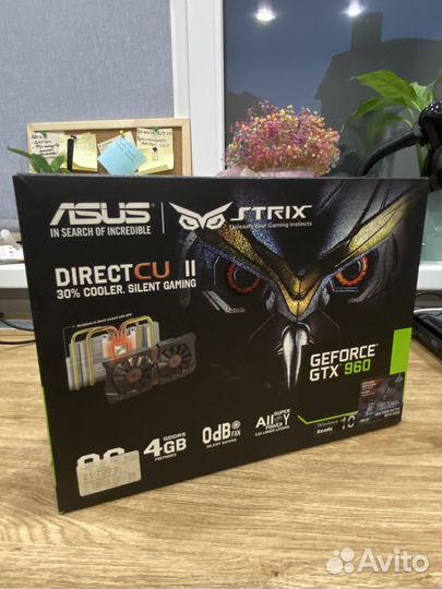 Видеокарта gtx 960 4gb strix