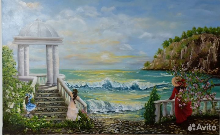 Картина маслом на холсте большая