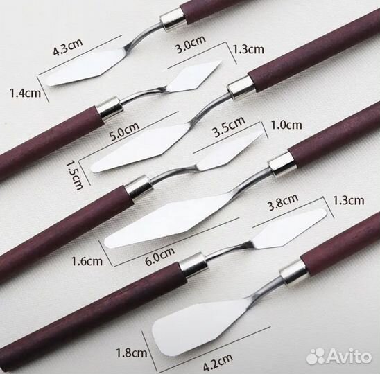 Мастихины набор оптом для творчества шпатели