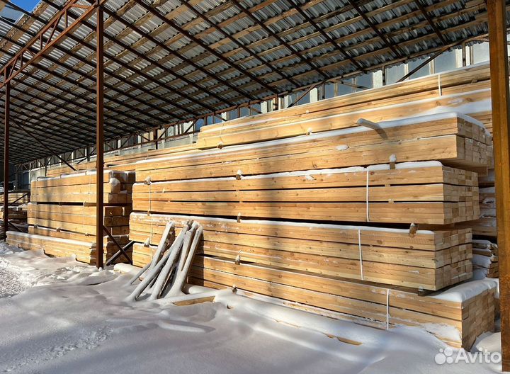 Доска обрезная 50х150х6000мм ГОСТ