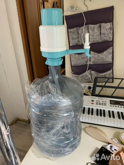 Бутыль 19 литров с помпой