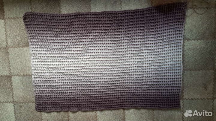 Плед детский вязаный ручная работа