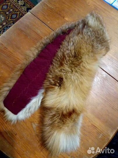 Воротник, натуральный мех - лиса