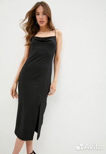 Атласное платье